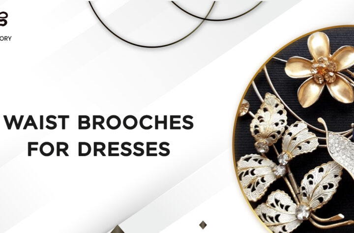 Waist brooches for dresses